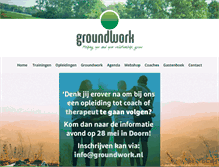 Tablet Screenshot of groundwork.nl